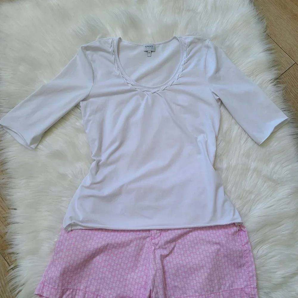 Armani Collezione white blouse,size 8
